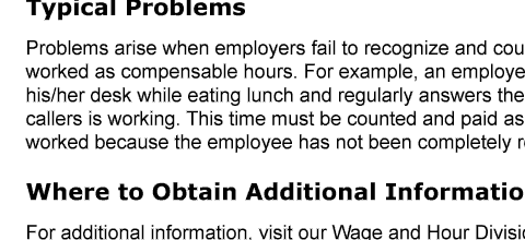 Fair Labor Standards Act, Blog Feature