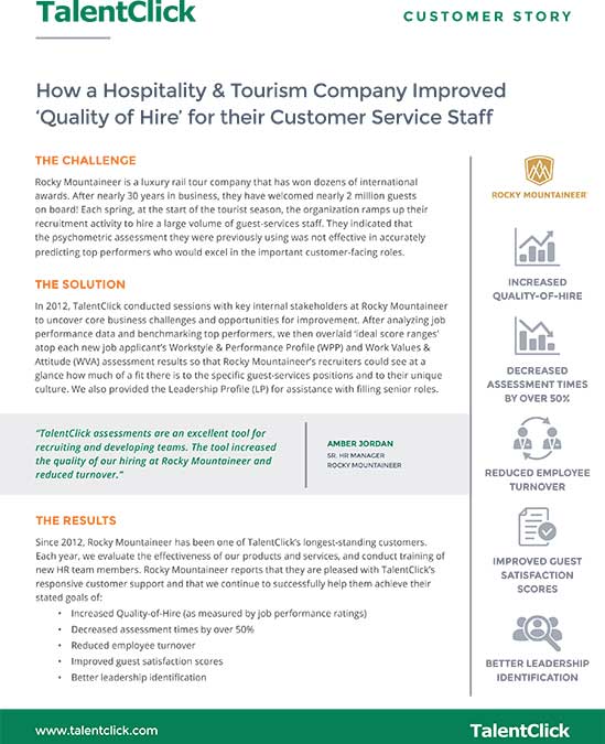 customer story Rocky assessments